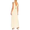 image:imageRVivimos Womens Boho Sexy Deep V Neck Side Slit Maxi DressBeige