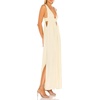image:imageRVivimos Womens Boho Sexy Deep V Neck Side Slit Maxi DressBeige