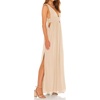 image:imageRVivimos Womens Boho Sexy Deep V Neck Side Slit Maxi DressBeige2