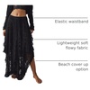 image:imageRVivimos Womens Lace See Through Floral Maxi SkirtBlack