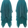 image:imageRVivimos Womens Lace See Through Floral Maxi SkirtGreen