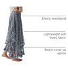 image:imageRVivimos Womens Lace See Through Floral Maxi SkirtGrey