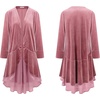 image:imageRVivimos Womens Long Velvet Blazers Coat Casual JacketsPeachblow