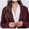 image:imageRVivimos Womens Long Velvet Blazers Coat Casual JacketsPlum