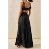 image:imageRVivimos Womens Summer Boho Elastic Waist Flowy Maxi DressBlack