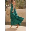 image:imageRVivimos Womens Summer Boho Elastic Waist Flowy Maxi DressDark Green