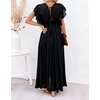 image:imageRVivimos Womens Summer Boho Loose Maxi Dress with PocketsBlack