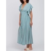 image:imageRVivimos Womens Summer Boho Loose Maxi Dress with PocketsSky Blue