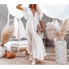 image:imageRVivimos Womens Summer Boho Loose Maxi Dress with PocketsWhite