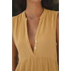 image:imageRVivimos Womens Summer Cotton Button V Neck Maxi DressGinger