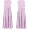 image:imageRVivimos Womens Summer Cotton Button V Neck Maxi DressLavender