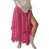 image:imageRVivimos Womens Lace See Through Floral Maxi SkirtHotpink