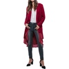 image:imageRVivimos Womens Long Velvet Blazers Coat Casual JacketsWine Red