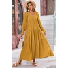 image:imageRVivimos Long Sleeve V Neck Flowy Maxi Dresses for WomenGinger