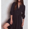 image:imageRVivimos Womens Cotton Button Up Fall ALine Maxi Dress with PocketsBlack