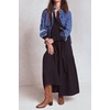 image:imageRVivimos Womens Cotton Button Up Fall ALine Maxi Dress with PocketsBlack
