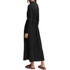 image:imageRVivimos Womens Fall Long Sleeve Elastic Waist Midi Dress with PocketsBlack