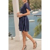 image:imageRVivimos Womens Sequin V Neck Sparkly Club Party Mini DressNavy Blue