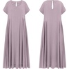 image:imageRVivimos Womens Summer Cotton Casual Loose Beach Midi Dress with PocketsDusty Purple
