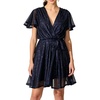 image:imageRVivimos Womens Sequin V Neck Sparkly Club Party Mini DressNavy Blue