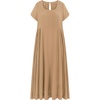 image:imageRVivimos Womens Summer Cotton Casual Loose Beach Midi Dress with PocketsLight Khaki
