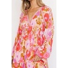 image:imageRVivimos Womens Boho Floral Print Flowy Slit Maxi DressPink