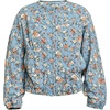 image:imageRVivimos Womens Distressed Jean Jacket Zip Up Cropped CoatBluefloral