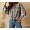 image:imageRVivimos Womens Distressed Jean Jacket Zip Up Cropped CoatRetrobluefloral