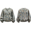 image:imageRVivimos Womens Distressed Jean Jacket Zip Up Cropped CoatRetrobluefloral