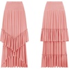 image:imageRVivimos Womens High Waisted Ruffle Layered Midi SkirtPink