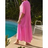 image:imageRVivimos Womens Summer Cotton Casual Flowy Maxi DressPink