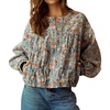 Retroblue-floral