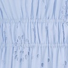 image:imageRVivimos Womens Cotton Eyelet Embroidery ALine Midi DressLight Blue