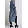 image:imageRVivimos Womens Floral Embroidered High Low Long DressesDusty Blue