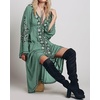 image:imageRVivimos Womens Floral Embroidered High Low Long DressesGreen
