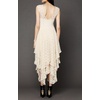 image:imageRVivimos Womens Lace Long Dress with Slip Two PiecesBeige