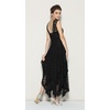 image:imageRVivimos Womens Lace Long Dress with Slip Two PiecesBlack