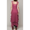 image:imageRVivimos Womens Lace Long Dress with Slip Two PiecesHot Pink