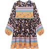 image:imageRVivimos Womens Long Sleeve Floral Print Tunic Mini DressBlack