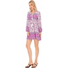 image:imageRVivimos Womens Long Sleeve Floral Print Tunic Mini DressOrchid