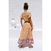 image:imageRVivimos Womens Summer Boho Floral Print V Neck Flowy DressPurpleyellow
