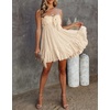 image:imageRVivimos Womens Summer Boho Sleeveless Tube Top Mini DressBeige