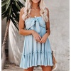 image:imageRVivimos Womens Summer Boho Sleeveless Tube Top Mini DressBlue