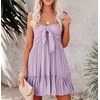 image:imageRVivimos Womens Summer Boho Sleeveless Tube Top Mini DressLight Purple