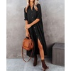image:imageRVivimos Womens Summer Cotton Button Down Midi Dress with PocketsBlack