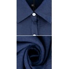 image:imageRVivimos Womens Summer Cotton Button Down Midi Dress with PocketsNavyblue