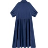 image:imageRVivimos Womens Summer Cotton Button Down Midi Dress with PocketsNavyblue