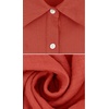 image:imageRVivimos Womens Summer Cotton Button Down Midi Dress with PocketsOrange