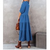 image:imageRVivimos Womens Summer Cotton Button Down Midi Dress with PocketsRoyal Blue