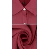 image:imageRVivimos Womens Summer Cotton Button Down Midi Dress with PocketsRustred